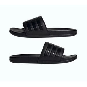 Adidas Unisex Core Black Adilette Comfort Slide Sandals Size M10 W11